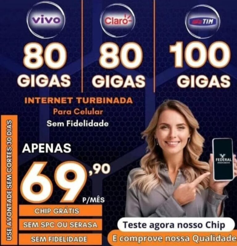 📱 Planos flexíveis para todos os perfis e necessidades.