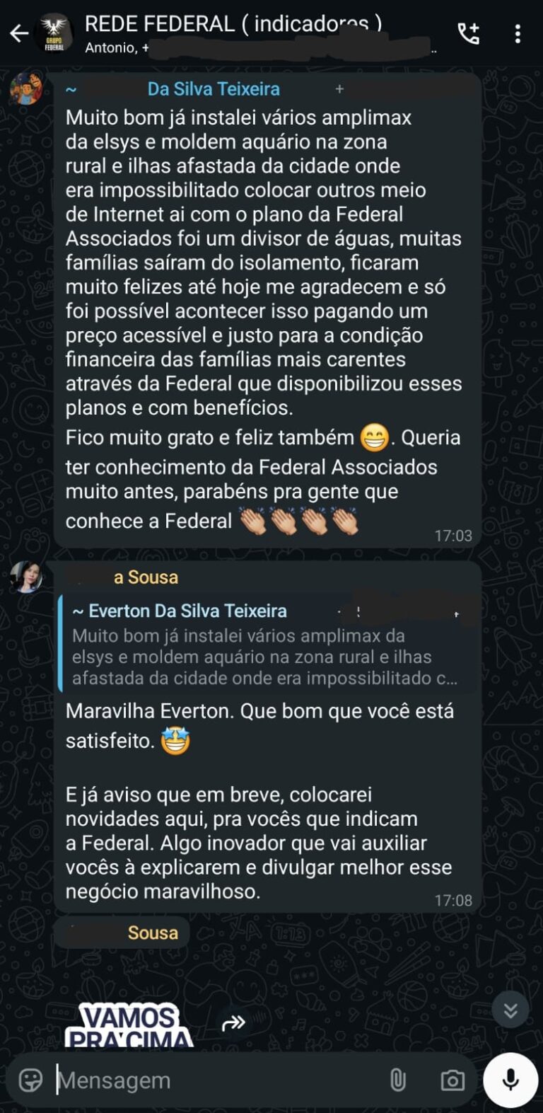 💬 Grupo exclusivo com dicas todos os dias,🤝 Você nunca estará sozinho(a)